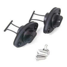 2 Pack Universal Canoe Kayak Boat Thread Drain Plugs Kit  4 Screws Accessories