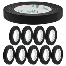 10 Rolls Black Paper Washi Tape Decorative Adhesive Tape for Painting Journal