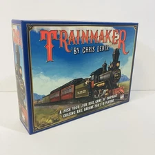 TRAINMAKER BOARD GAME aeg chris leder 2018 dice push your luck 1-6p EUC COMPLETE
