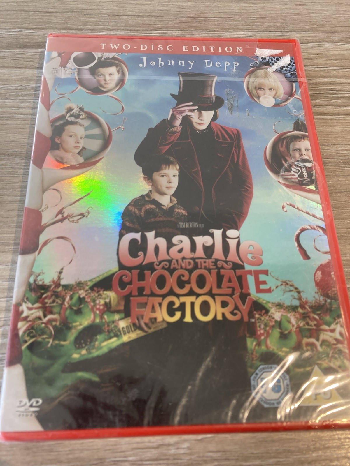 Charlie And The Chocolate Factory DVD Johnny Depp 2005 Family Fantasy Film NEW