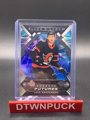 2022-23 Upper Deck Black Diamond Futures /299 Jake Sanderson #BDF-SA 14hk