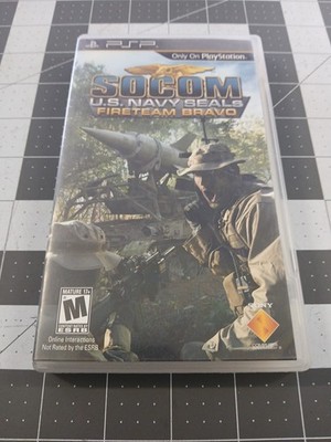 Socom US Navy Seals Fireteam Bravo (Sony PSP, 2005) Tested And Works