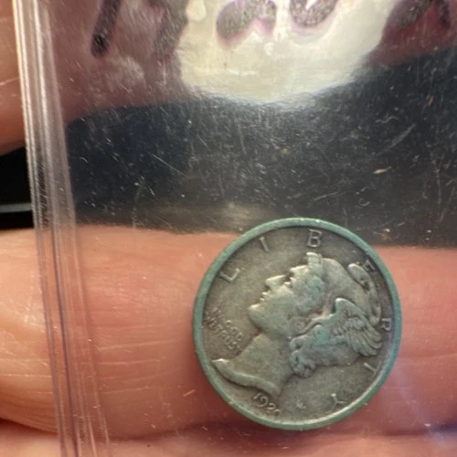 1920 Mercury Dime 10C Silver Circulated 0.9 Fineness Uncertified