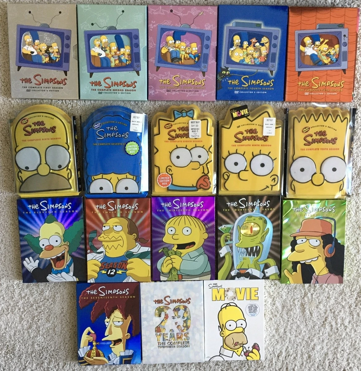 The Simpsons 7 Season DVDs for sale - eBay