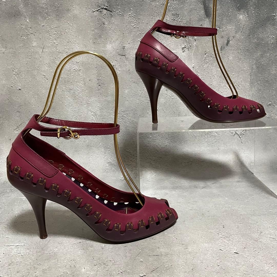 LOUIS VUITTON Pumps Heel Leather Multicolor EU36/US6 120389c thumbnail 24