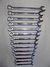 14 Pc. USA Craftsman -VV- 6-19MM Combo Wrench Set-Clean-4 Etched