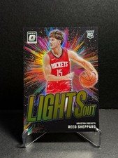 2024-25 Panini Donruss Optic Reed Sheppard Gold Lights Out 3/10 RC