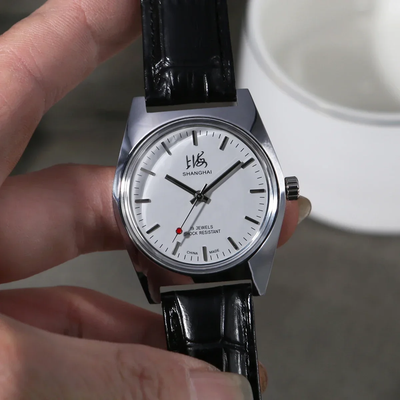 36mm Shanghai Watch Retro 7120 Manual Mechanical Movement