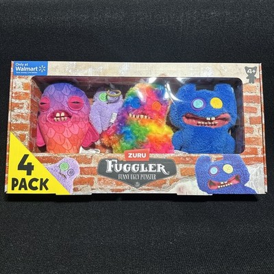 BRAND NEW ZURU Fuggler Plush 4-Pack Funny Ugly Monster Exclusive 2025