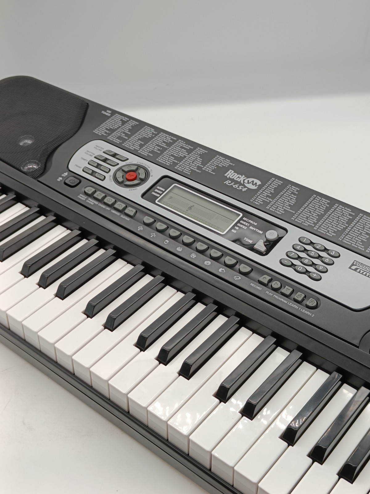 FAULTY RockJam RJ654 keyboard 54-key electronic piano black READ DESCRIPTION
