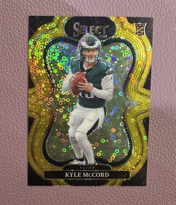 Panini 2025 Select Kyle McCord Concourse #91  Gold Disco /10 Philadelphia Eagles