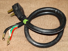 50 amp 6-2/ 8-2 ELECTRICORD 4 foot 4 wire Range stove appliance cord Good used