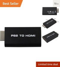 PS2 to HDMI 480i/480p/576i Audio Video Converter Adapter with 3.5mm Audio Out...