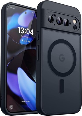 Google Pixel 10 Pro Hülle Militärschutz Schwarz Matt