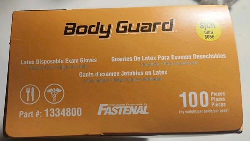 S Series 805E 5 mil Cream Latex Exam Grade Powder Free Body Guard® Disposable... - Foto 5 di 6