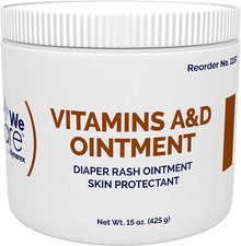 Dynarex Vitamins A D Ointment 15 Oz Pack of 4 Skin Protectant Moisturizer