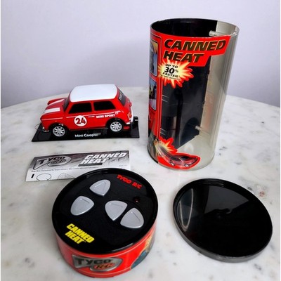 Tyco RC Canned Heat Mini Cooper Radio Control Car Red and White
