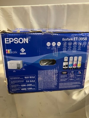 Epson EcoTank ET-3958 Wireless All-in-One Color Supertank Printer