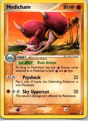 Medicham 25/100 Crystal Guardians Rare Non-Holo