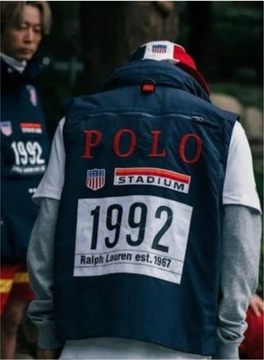 Polo Ralph Lauren 1992 Tokyo Stadium Vest Size L From Japan | eBay