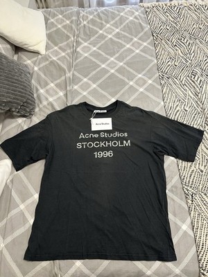 Acne Studios Stockholm 1996 T-Shirt Unisex schwarz Gr. S Oversize