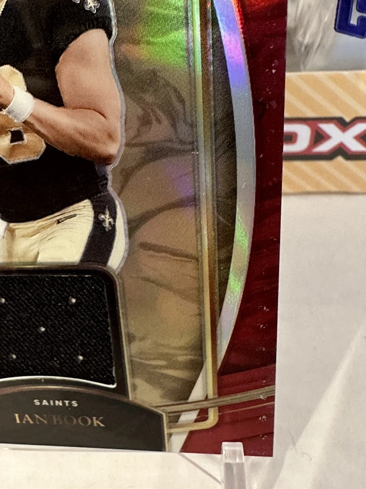 2021 Panini Select Rookie Swatches Red Prizm Patch - Ian Book #RSW-IBO RC (READ) - Image 3 of 3
