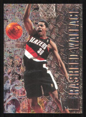 Metalin Rasheed 1 1996 Fleer Metal RASHEED WALLACE Basketball card #208 PORTLAND ...