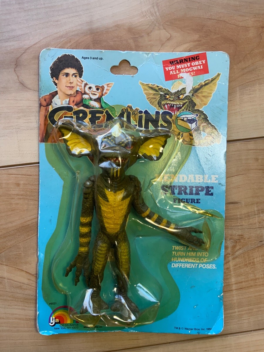 アメコミ GREMLINS Poseable Stripe Figure LJN GREMLINS STRIPE LJN Bendable Figure New Sealed Vintage 1980s Made