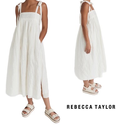 NEW Rebecca Taylor Long Allegra Whimsical Flowy Dress Size Medium