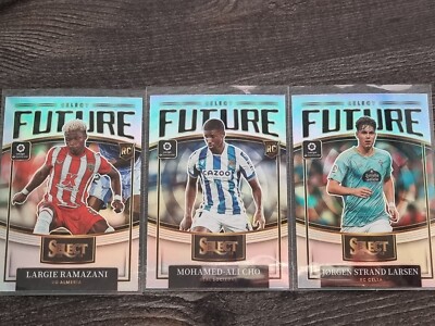 Panini Select La Liga Future Stars 3er Lot Ramazani-Cho-Larsen ROOKIES