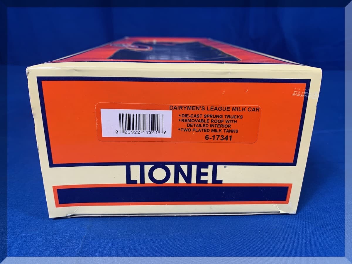 LIONEL MODEL TRAINS O-GAUGE D/C DAIRYMENS LEAGUE MILK CAR - FREE SHIPPING