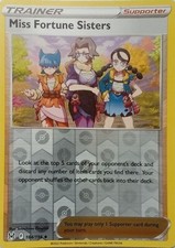 164/196 MISS FORTUNE SISTERS REVERSE HOLO LOST ORIGIN POKEMON CARD