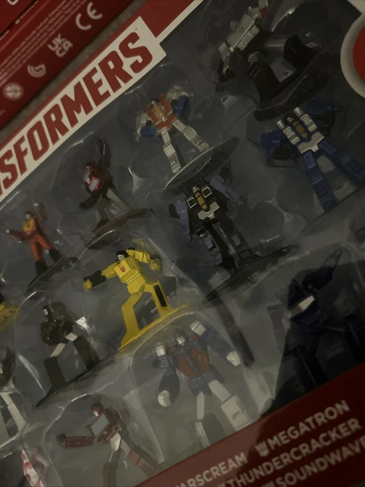Jada Toy Set Transformers Nano Metalfigs Diecast 18 Mini Collectible series 3 - Image 3 of 4
