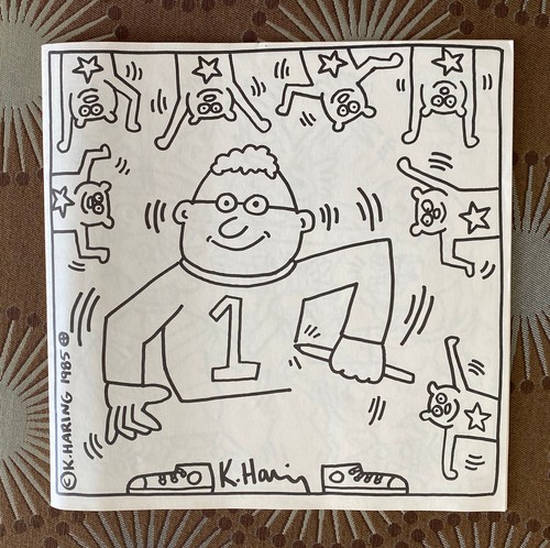 Vintage Keith Haring Coloring Book 1985 Pop Shop Condition Very Good