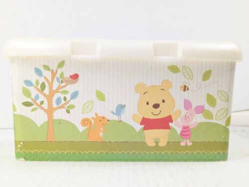 Huggies Disney Winnie The Pooh White Pop Up Baby Wipes Container Box EMPTY 2015