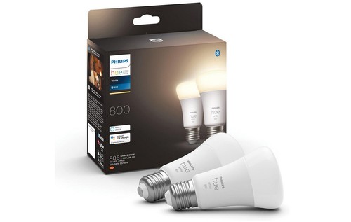 Philips Hue White E27 Lampe Doppelpack 2x805lm, dimmbar, warmw #HK205925835-H365