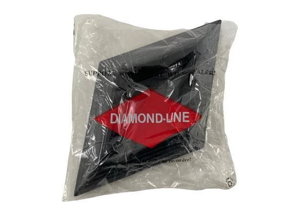 Lote De 2 Macetas De Flores De Plástico Negro Diamond Line DL63 Vintage 1991 - Imagen 2 de 4