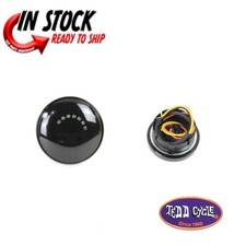 V-twin Black Led Fuel Gauge 2008-2019 Flst Fxst Flhr Fxdwg