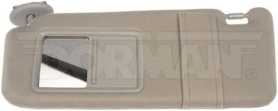 07-11 CAMRY SUN VISOR PANEL GRAY NON ILLUMINATED LEFT LH DRIVER