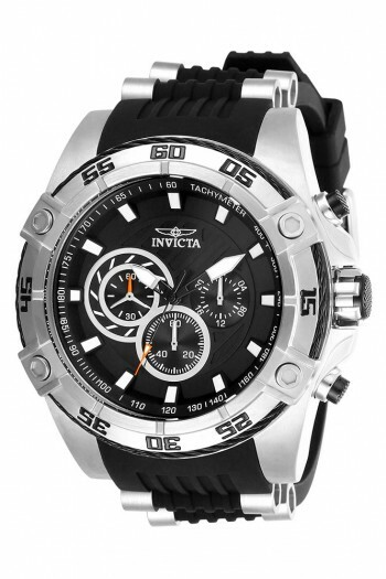 invicta speedway stainless steel case men's watch