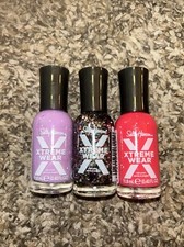 3 Sally Hansen Xtreme Wear Nail Polish Shiny 304/ 423/ 514 0.40 Fl oz. ea.