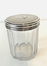 Pot nécessaire de toilette Louis Aucoc Ainé Paris argent minerve .