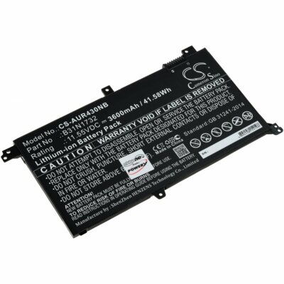 Akku für Laptop Asus VivoBook S14 X430UF-1E 11,55V 3600mAh/41,6Wh Li-Ion Schwarz