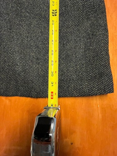 Austin Reed Blazer Mens 48L Tweed Elbow Patches Pure Virgin Wool Gray - Picture 11 of 12