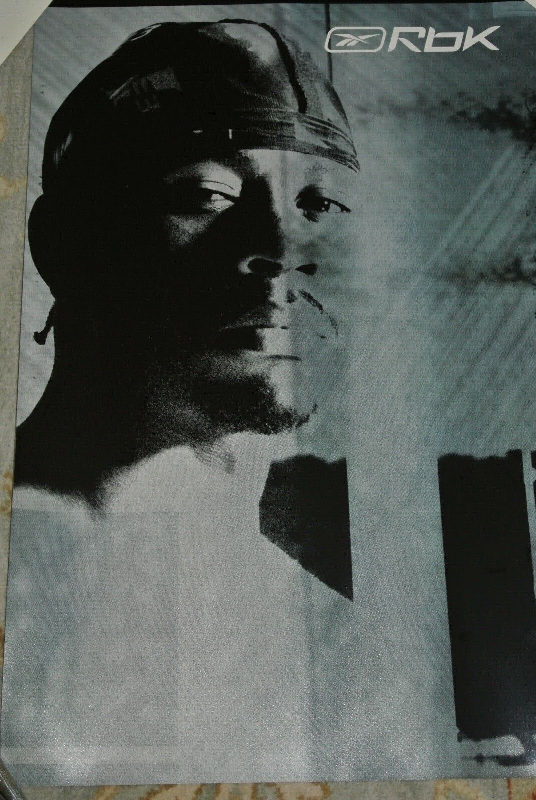 Reebok Allen Iverson The Answer Foot Locker store display vinyl poster  76'ers | eBay