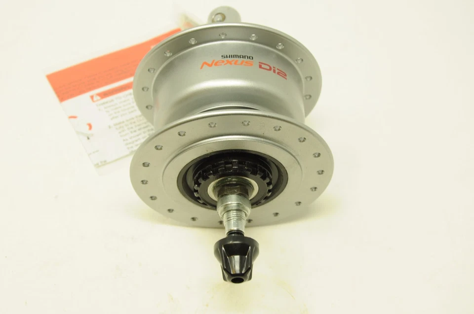 SHIMANO NEXUS Di2 DH-3RB1 FRONT WHEEL DYNAMO HUB ROLLER BRAKE 36 SPOKE HOLE - Image 2 of 3