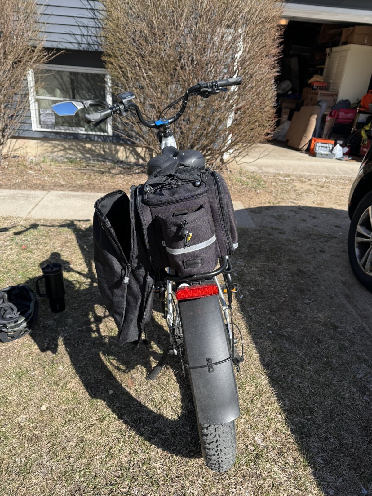 Topeak MTX EXP Bike Trunk Bag w/ Folding Panniers Includes Quicktrack