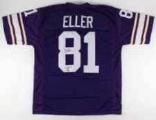 Carl Eller Signed Vikings Jersey Inscribed 