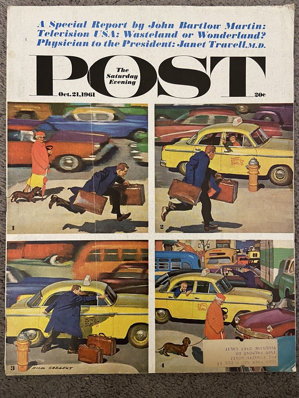 Saturday Evening Post October 21, 1961: US Television Robert Dietz Peacemakers