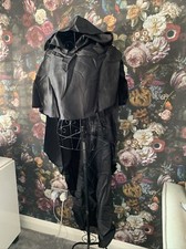 Przebranie dla dorosłych Rozmiar Small (czarna szata z kapturem) fabrycznie nowe